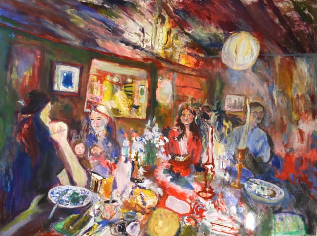 Dinner Party at Blue House