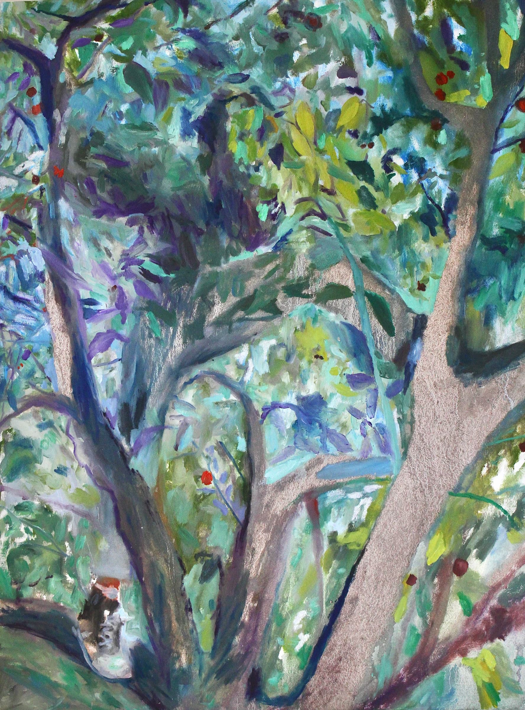 Maggie in Plums