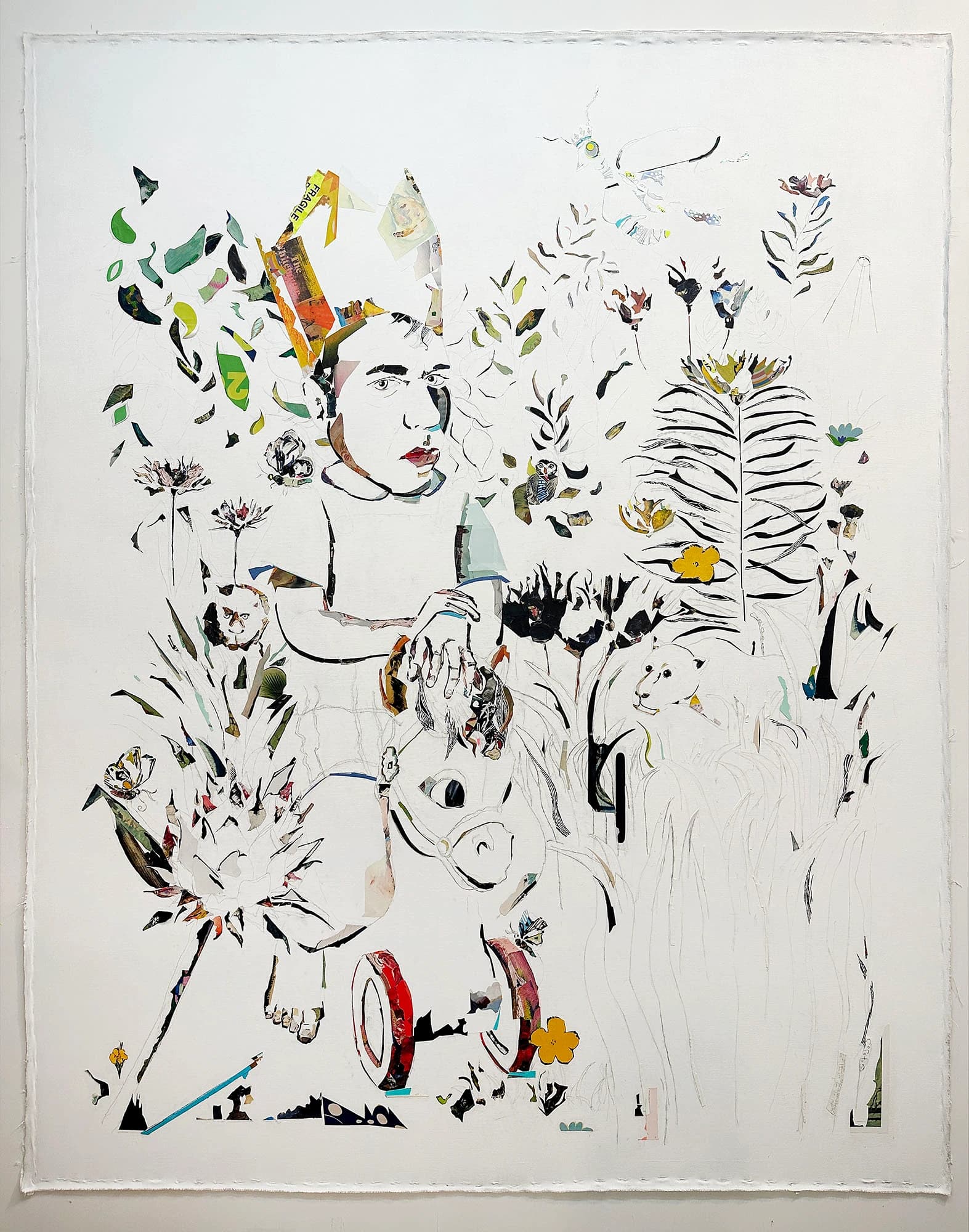 Three Kings Exit Henri's Jungle (after Rousseau)