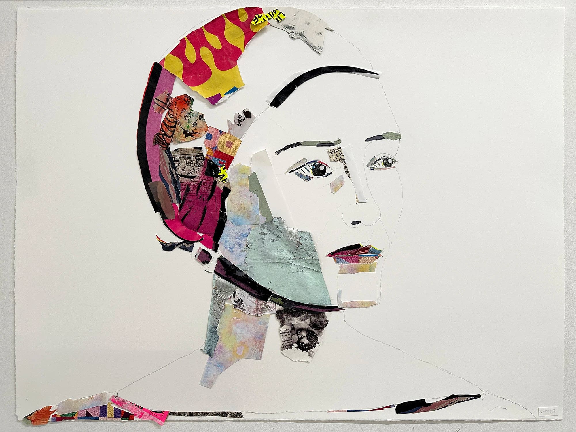 Hall of Mirrors (after Alex Katz) No. 1